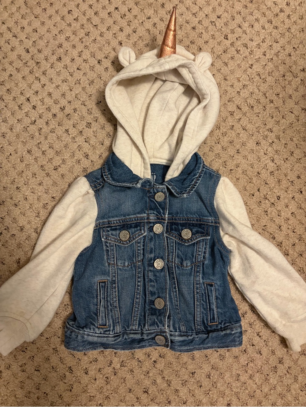 GAP Unicorn Jean Jacket -2T